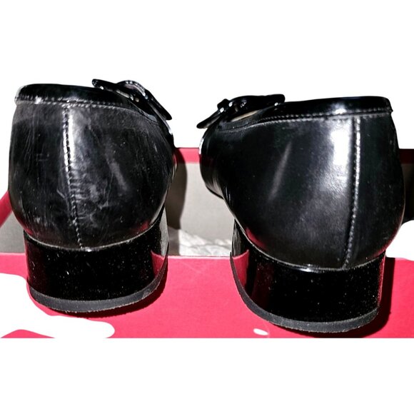 Vaneli Women's Black Patent Leather Pumps With Buckle Detail Size 7 1/2 M - Picture 7 of 9